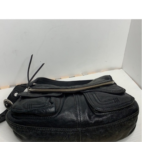 Lucky Brand Modesto Stash Flap Brandy Bag in black - Picture 6 of 12